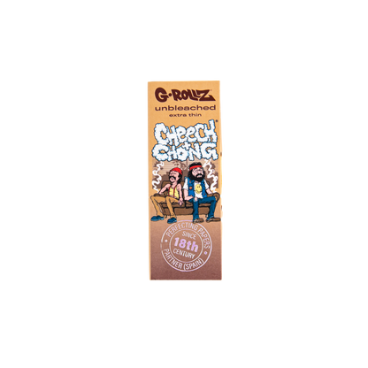 G-Rollz 'Cheech & Chong' 1-1/4 Unbleached Papers + Tips