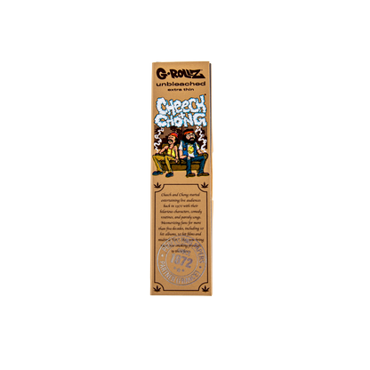 G-Rollz 'Cheech & Chong' Unbleached Rolling Papers, Tips & Poker