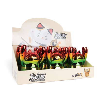 Jamaican Metal Cat Grinders: Multicolour (6 Pack)