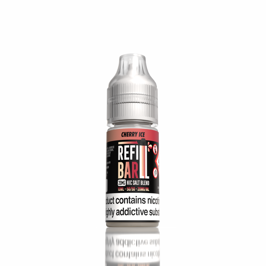 Refill Bar Salts Cherry Ice 10ml 50vg - (Pack Of 20)
