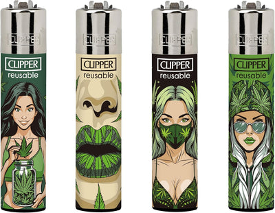 Clipper Lighters - Hot Weed