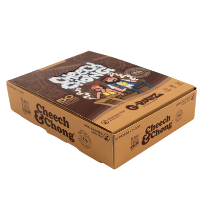 G-Rollz 'Cheech & Chong' 1-1/4 Unbleached Papers + Tips