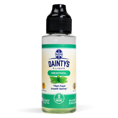 Dainty's 80ml E-Liquid Shortfills - Menthol
