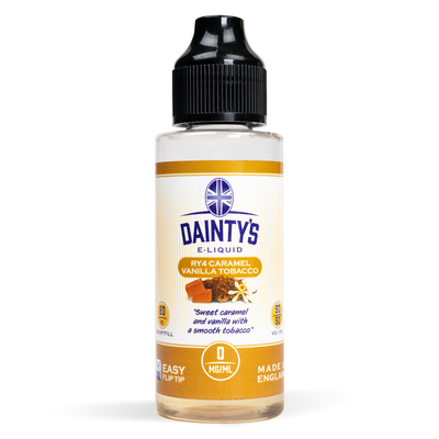 Dainty's 80ml E-Liquid Shortfills - RY4 Caramel Tobacco
