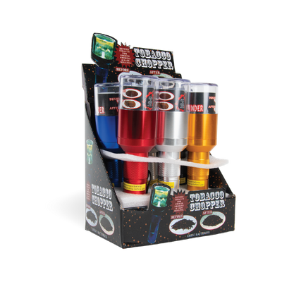 Electric Tobacco Choppers: Metallic - Large (6 Pack)