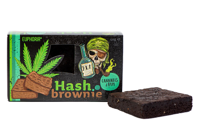 Euphoria Hash Brownie - Cannabis & Rum