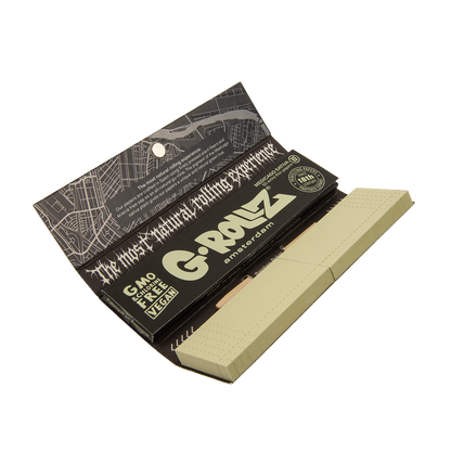 G-Rollz Dark Matter Medicago Sativa King Size Papers + Tips + Poker - (20 Pack)