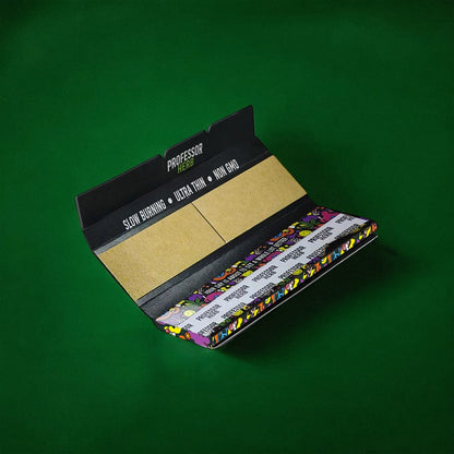 Professor Herb King Size Rolling Papers & Tips - Organic Hemp Paper (Full Box)