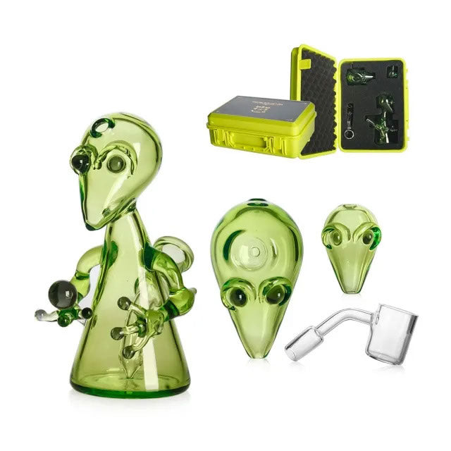 Phoenix Star Green Alien Dab Rig And Hand Pipe Kit