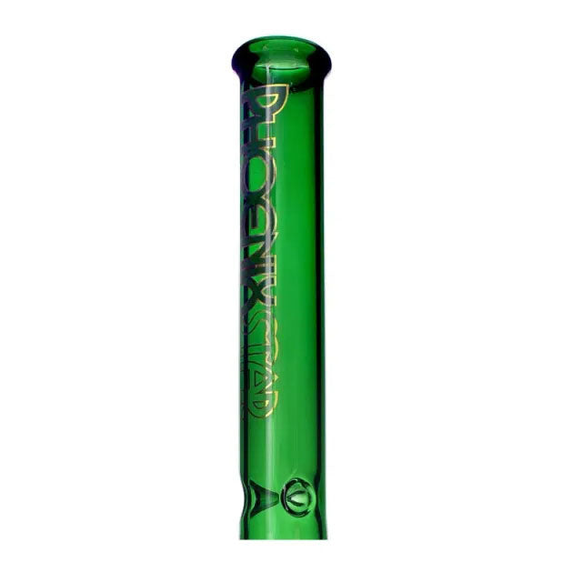 Phoenix Star: 18" 7mm Thick Heavy Duty Glass Beaker Bong - (HF109)