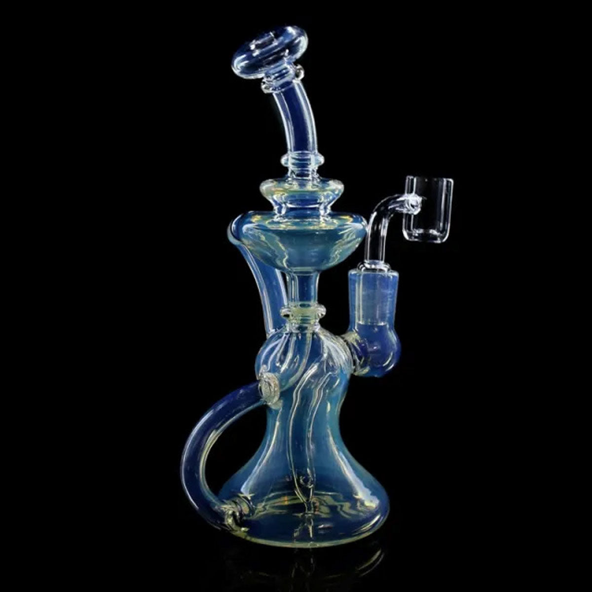 Phoenix Star: 8" Recycler Dab Rig With Quartz Banger
