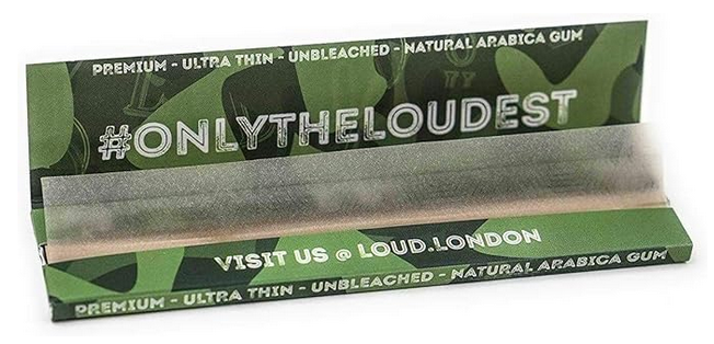 Loud Ldn XLoud Natural Unbleached Kingsize Rolling Papers (Full Box)