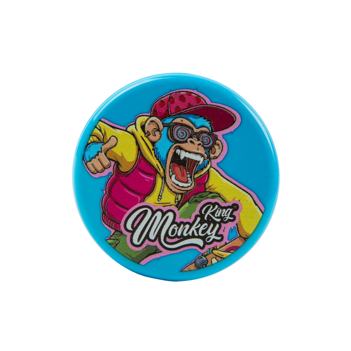 Monkey King Acrylic 3 Part Grinders - (12 Pack)