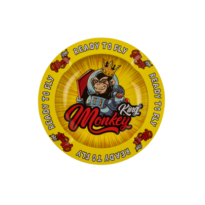 Monkey King Assorted Metal Ashtrays - (15 Pack)