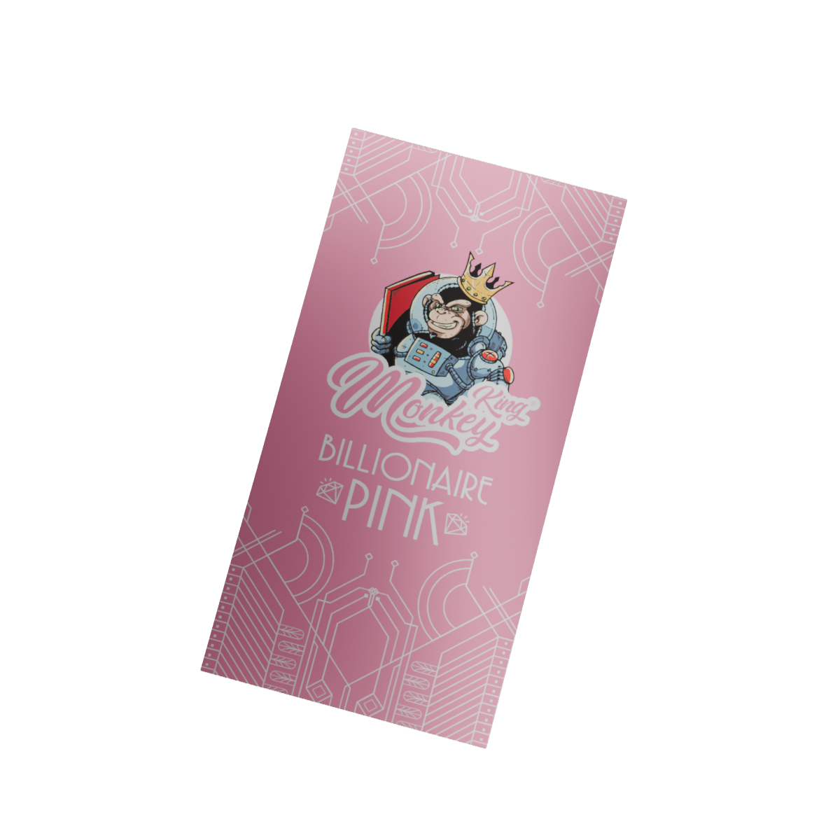 Monkey King Billionaire Pink Kingsize Single Pack Tilted