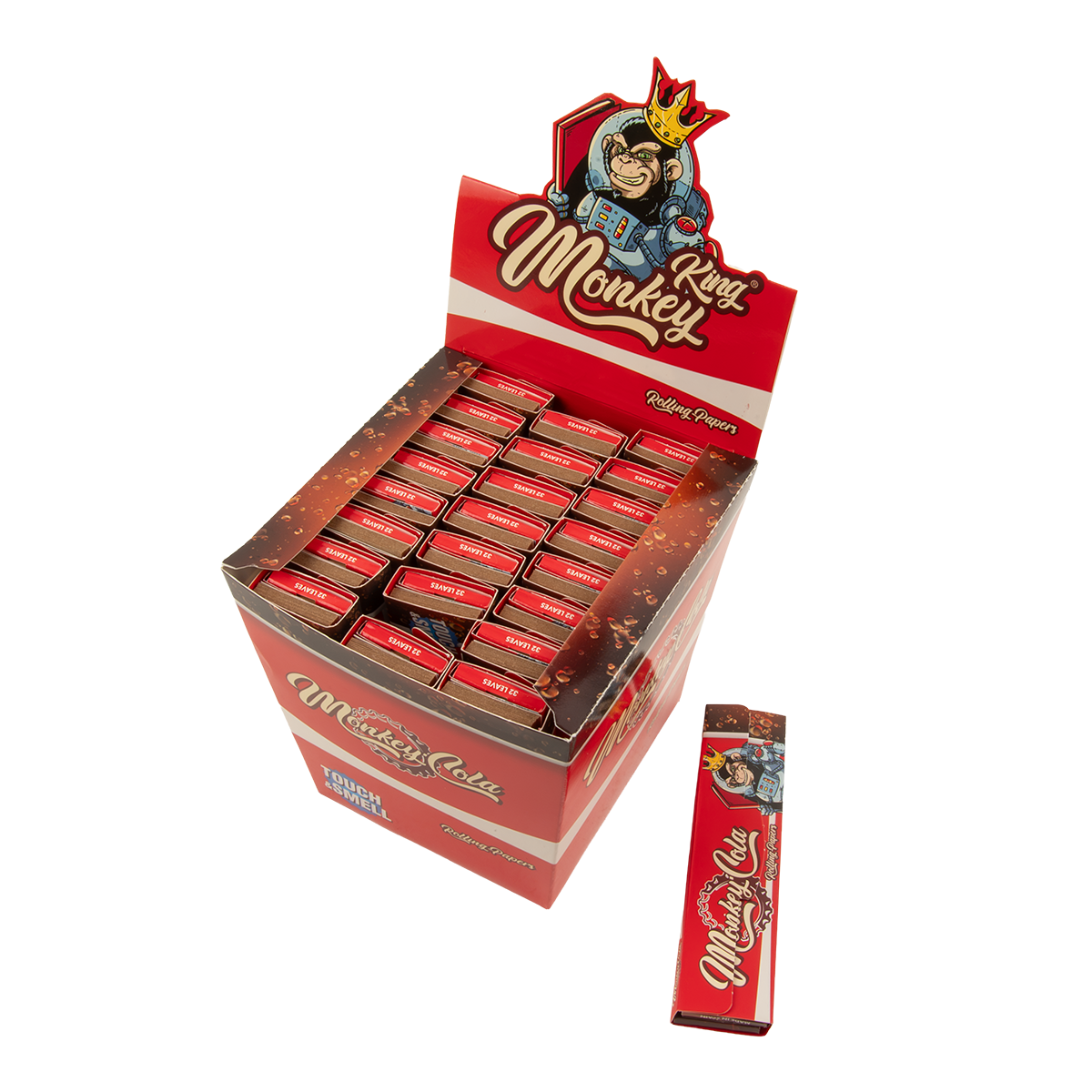Monkey King Scented Smell Papers & Tips: Cola - King Size (24 Pack)