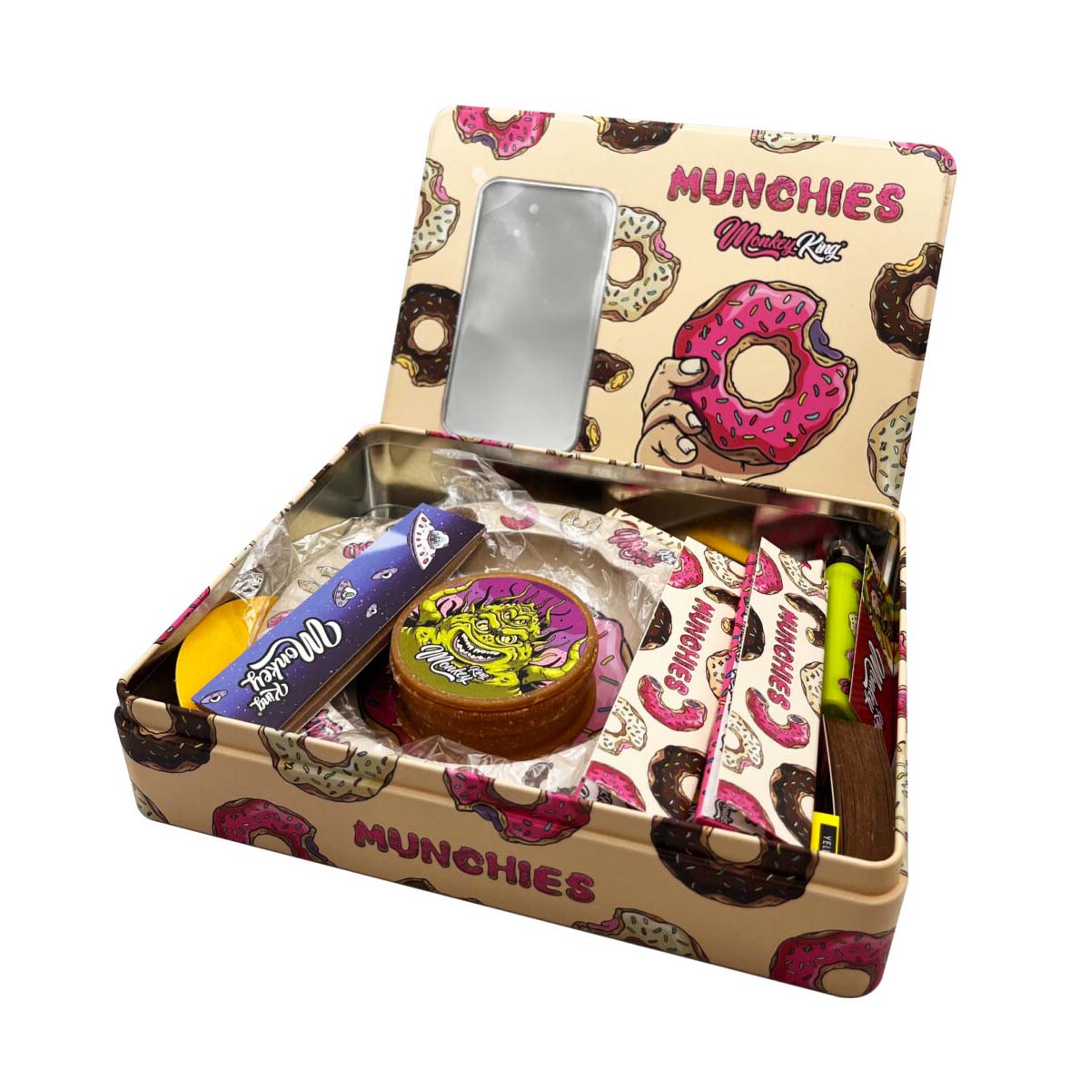 Monkey King Windowed Tin Try Kit: Munchies Ed. (Single Piece)