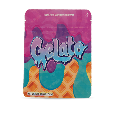 Mylar Bags: Ice Cream Cone Gelato (50 Pack)