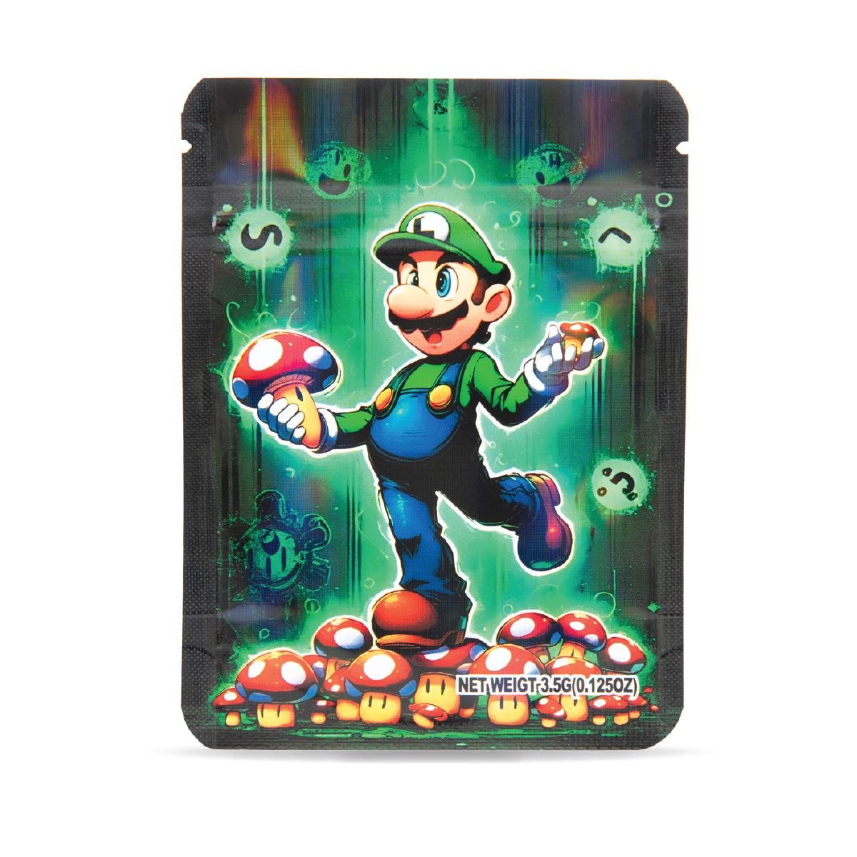 50 PACK MYLAR BAG - LUIGI