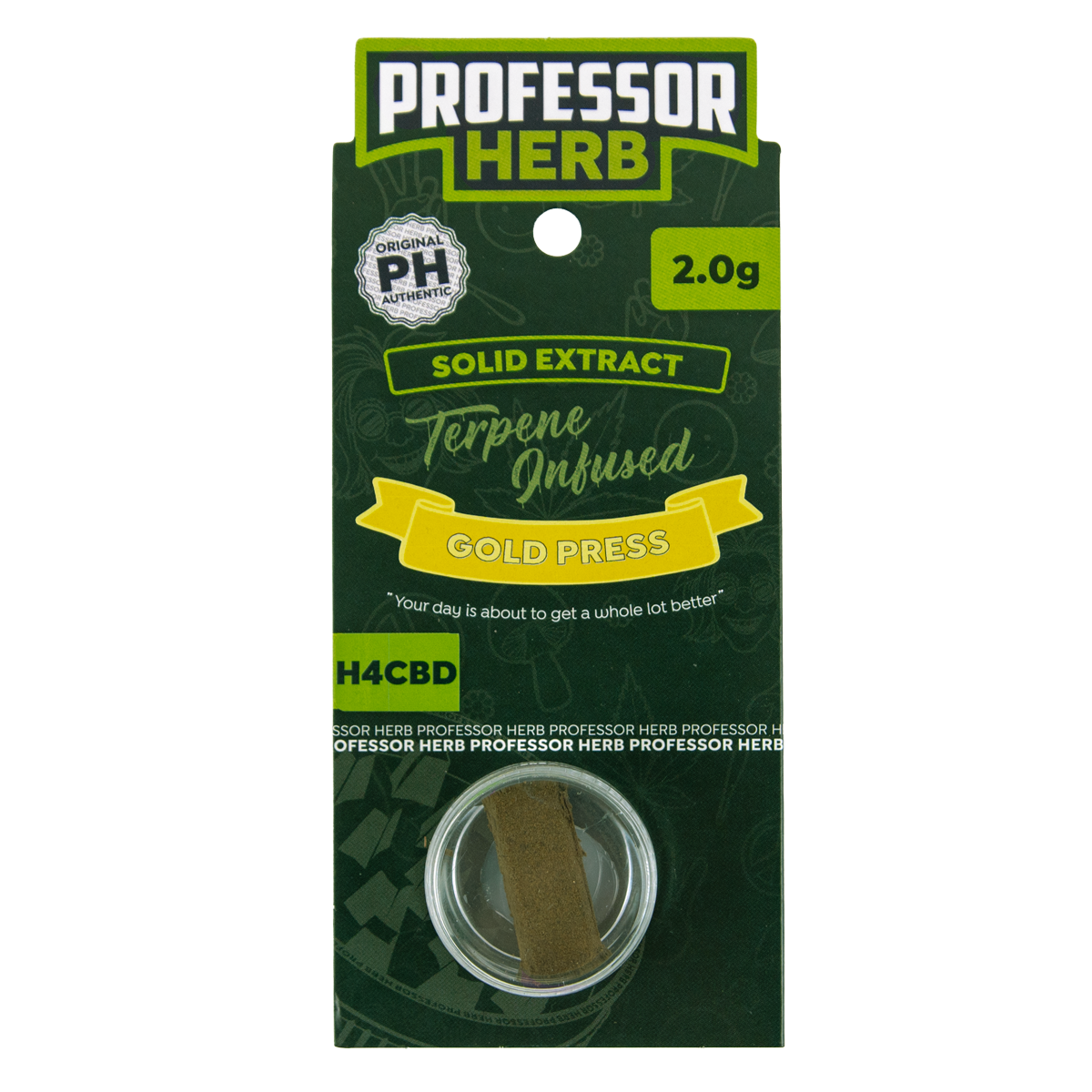 Professor Herb H4CBD Solid Extract 2.0g - Gold Press