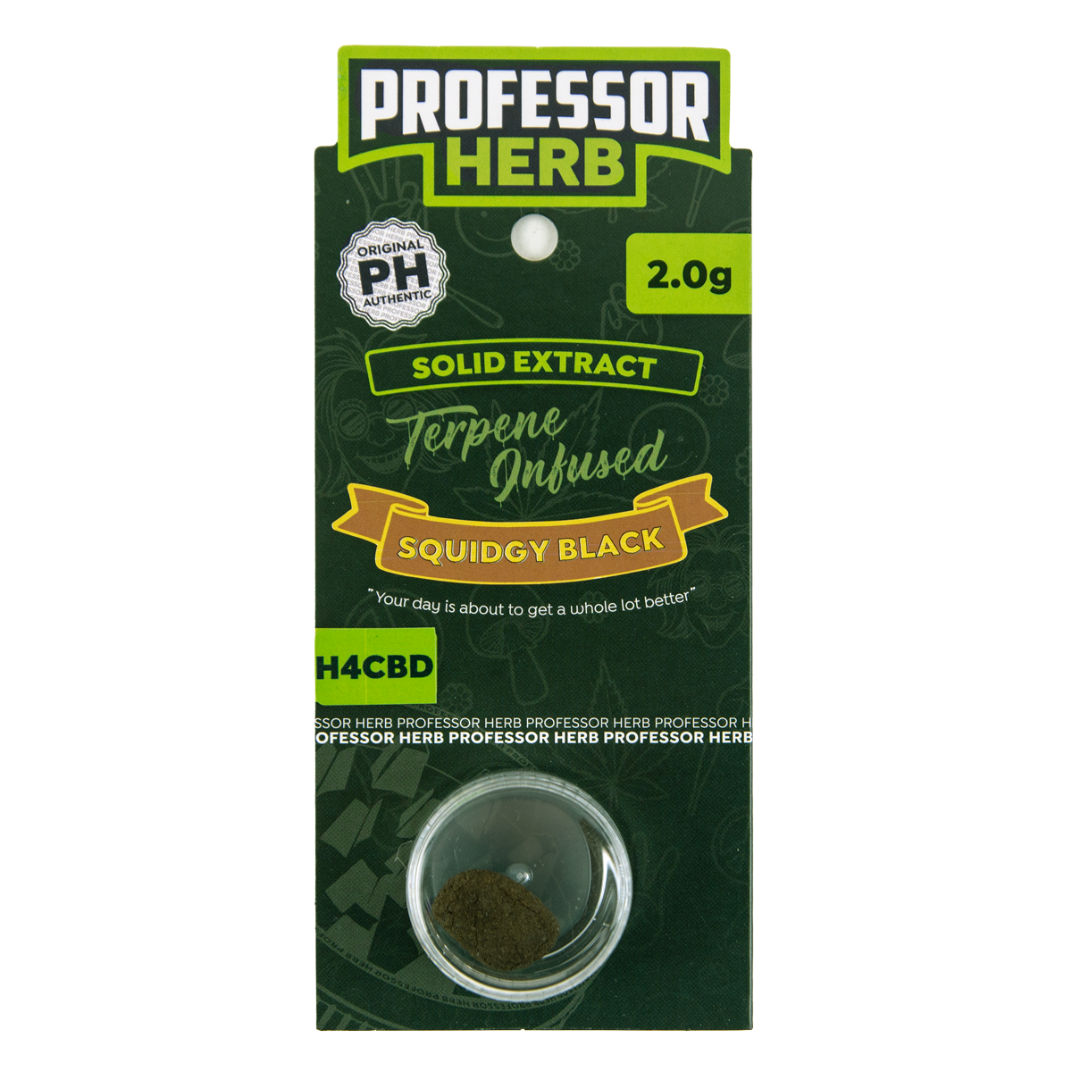 Professor Herb H4CBD Solid Extract 2.0g - Squidgy Black