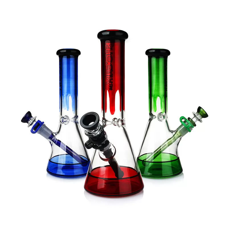 Phoenix star: 10" Colourful Glass Beaker Bong (PHX125)