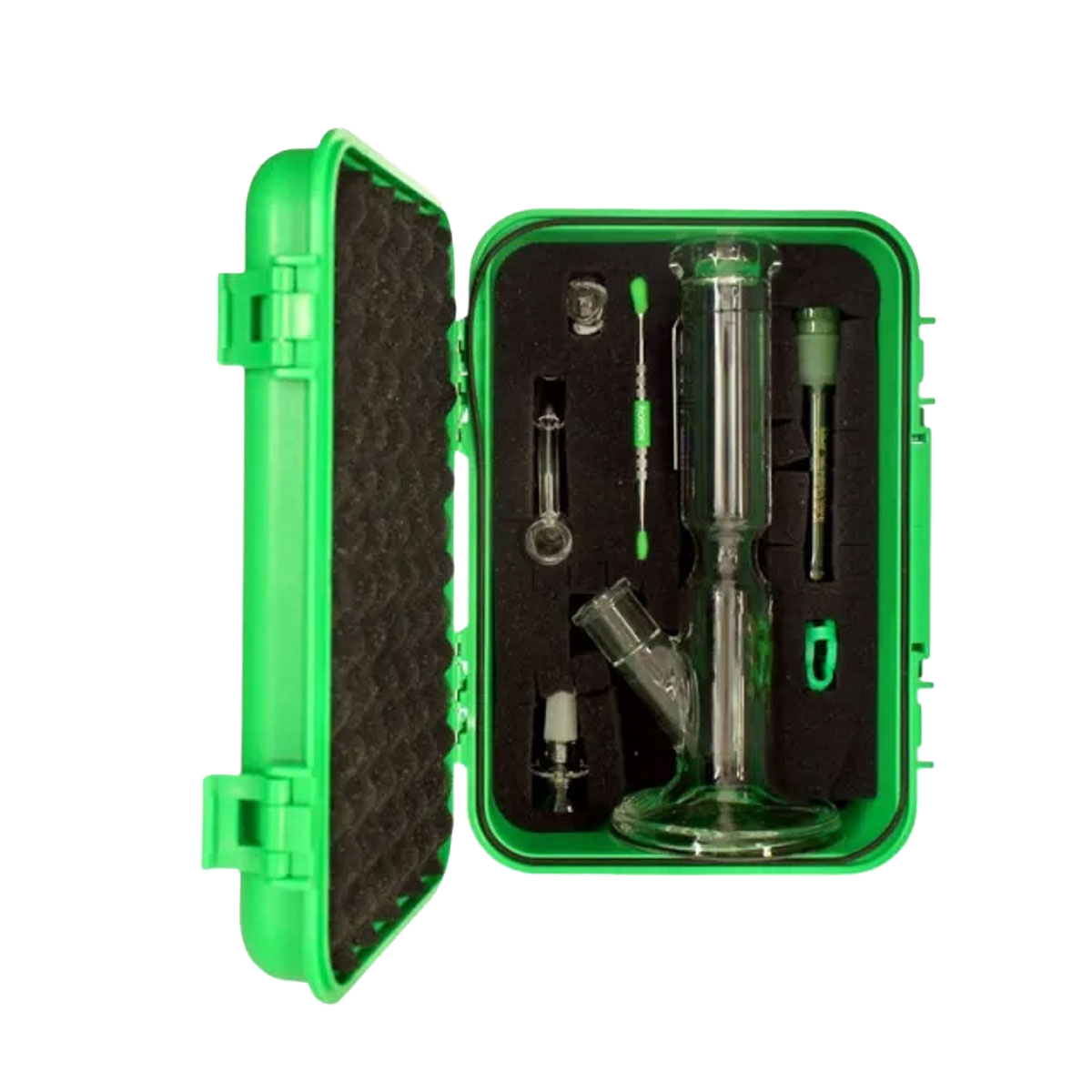 Phoenix Star: Dual Use Travel Flat Base Bong And Banger Kit