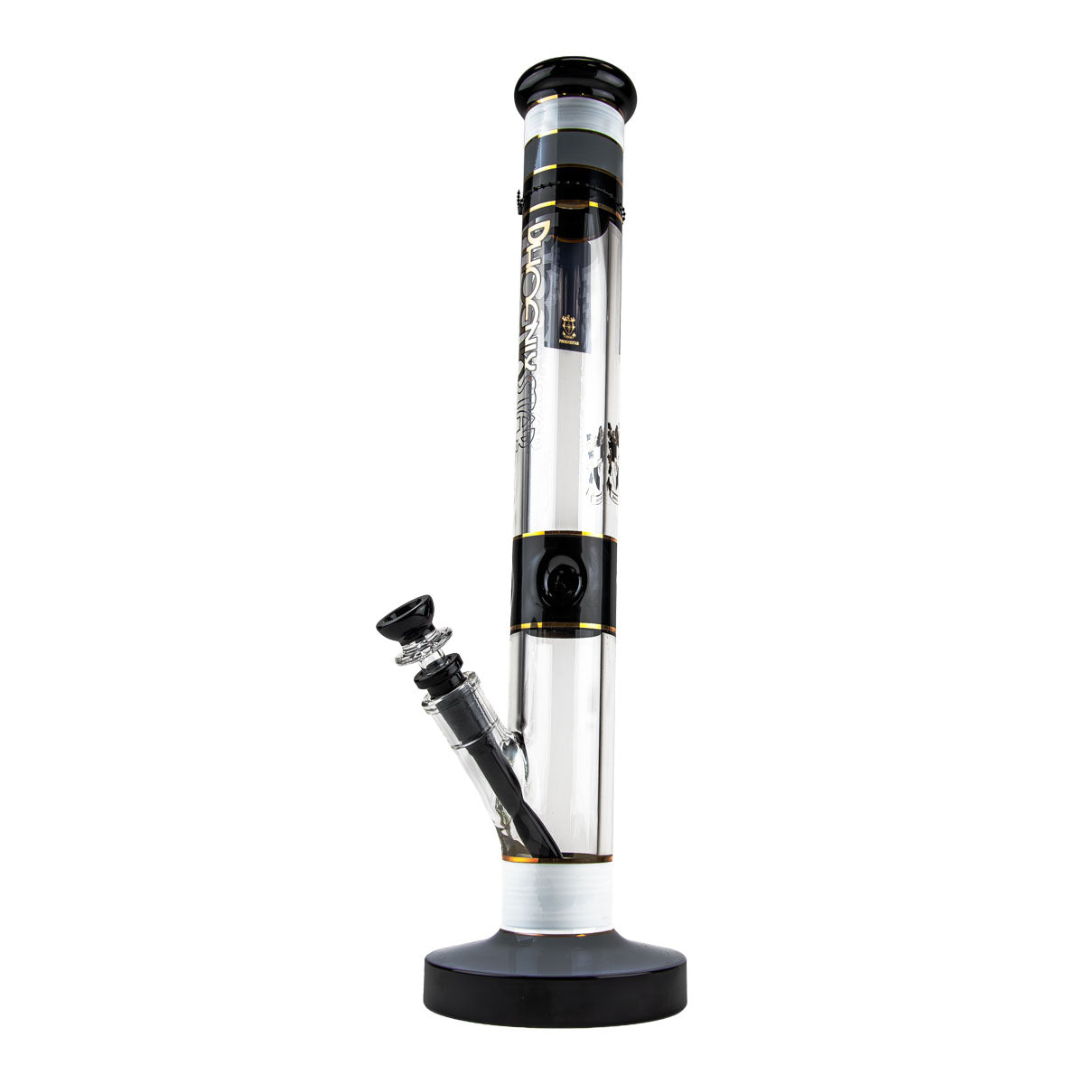 Phoenix Star: 18" 7mm Thick Straight Glass Bong (PHX132)