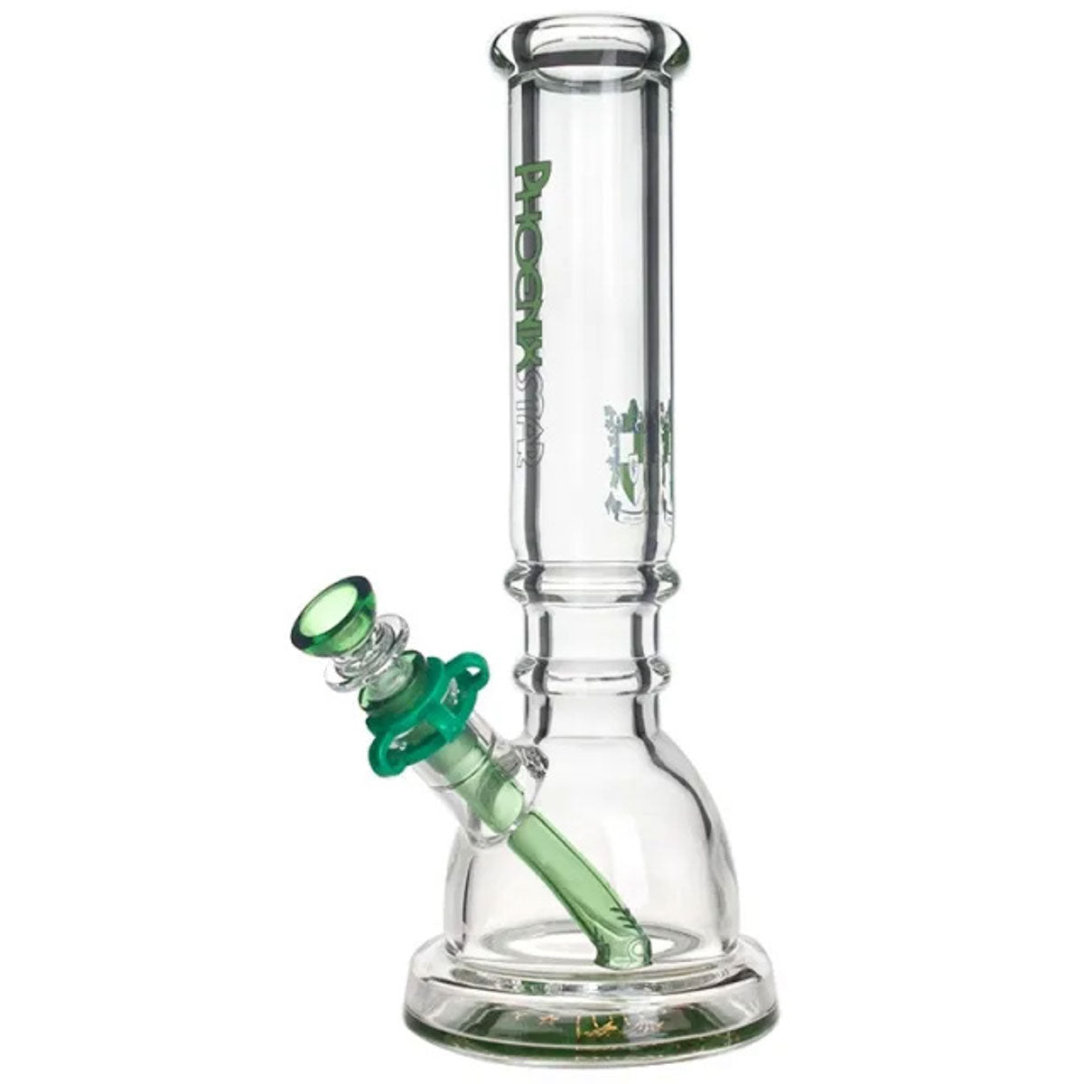 Phoenix Star: 12" 7mm Thick Wide Base Glass Bong
