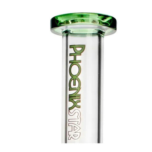 Phoenix Star: 13.5" 8 Arm Percolator Glass Bong (PHX960)