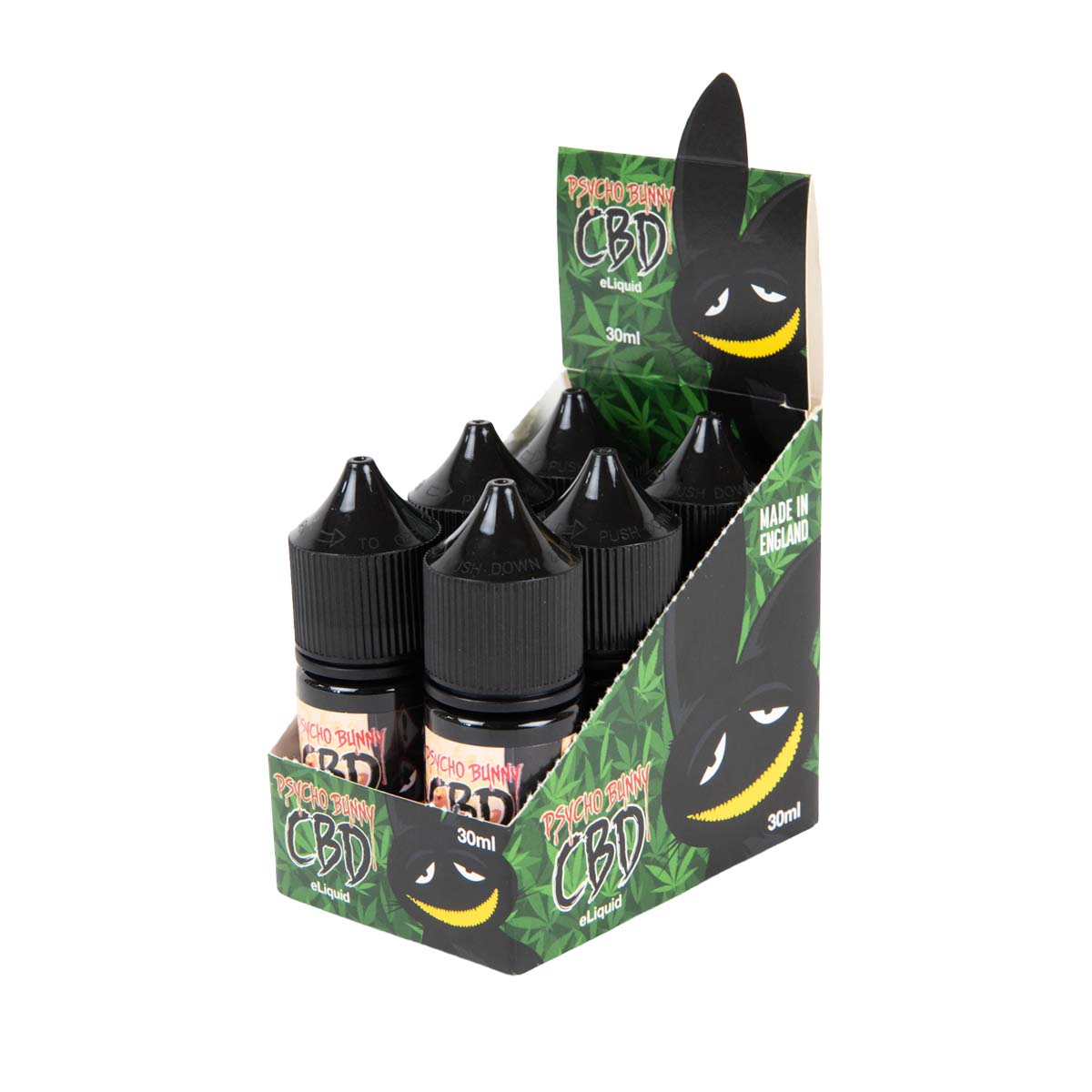 Psycho Bunny CBD Vape Liquid: 30ml - 300mg