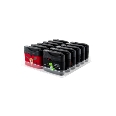 Zengaz Zl-6 Rubberized Quadro Jet Lighters (12 Pack)