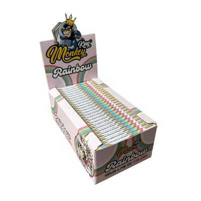 Monkey King Rainbow 1¼ Ultra Thin Rolling Papers (50pcs)