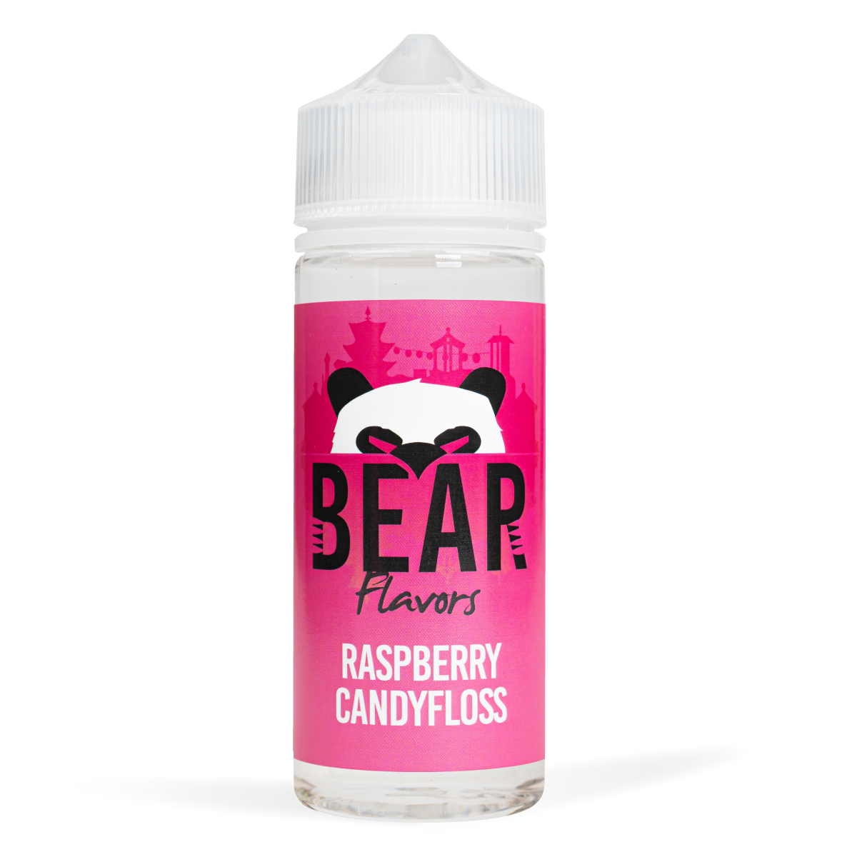 Bear 100Ml E Liquid Shortfills Raspberry & Candyfloss 100Ml