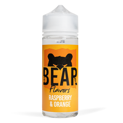 BEAR 100ml E-Liquid Shortfills - Raspberry Orange