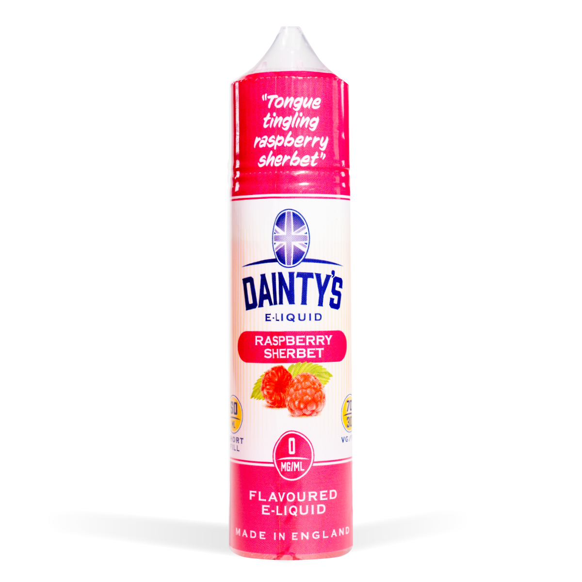 Dainty'S 50Ml E Liquid Shortfills Raspberry Sherbet 50Ml