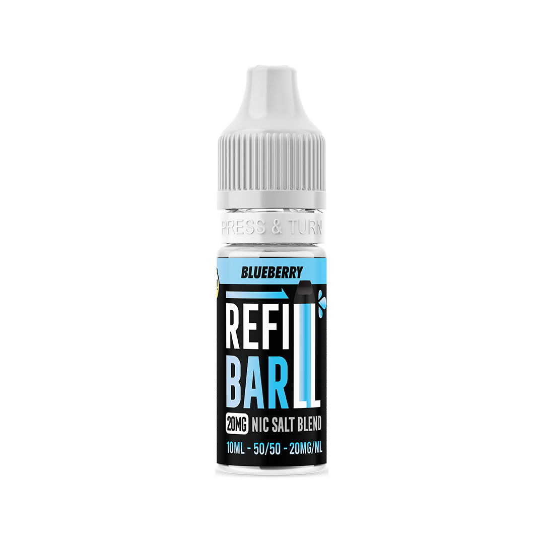 Refill Bar Salts Blueberry 10ml 50vg - (Pack Of 10)