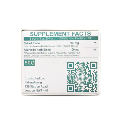 Naturapower Shilajit Himalayan Mineral Resin - (50g)