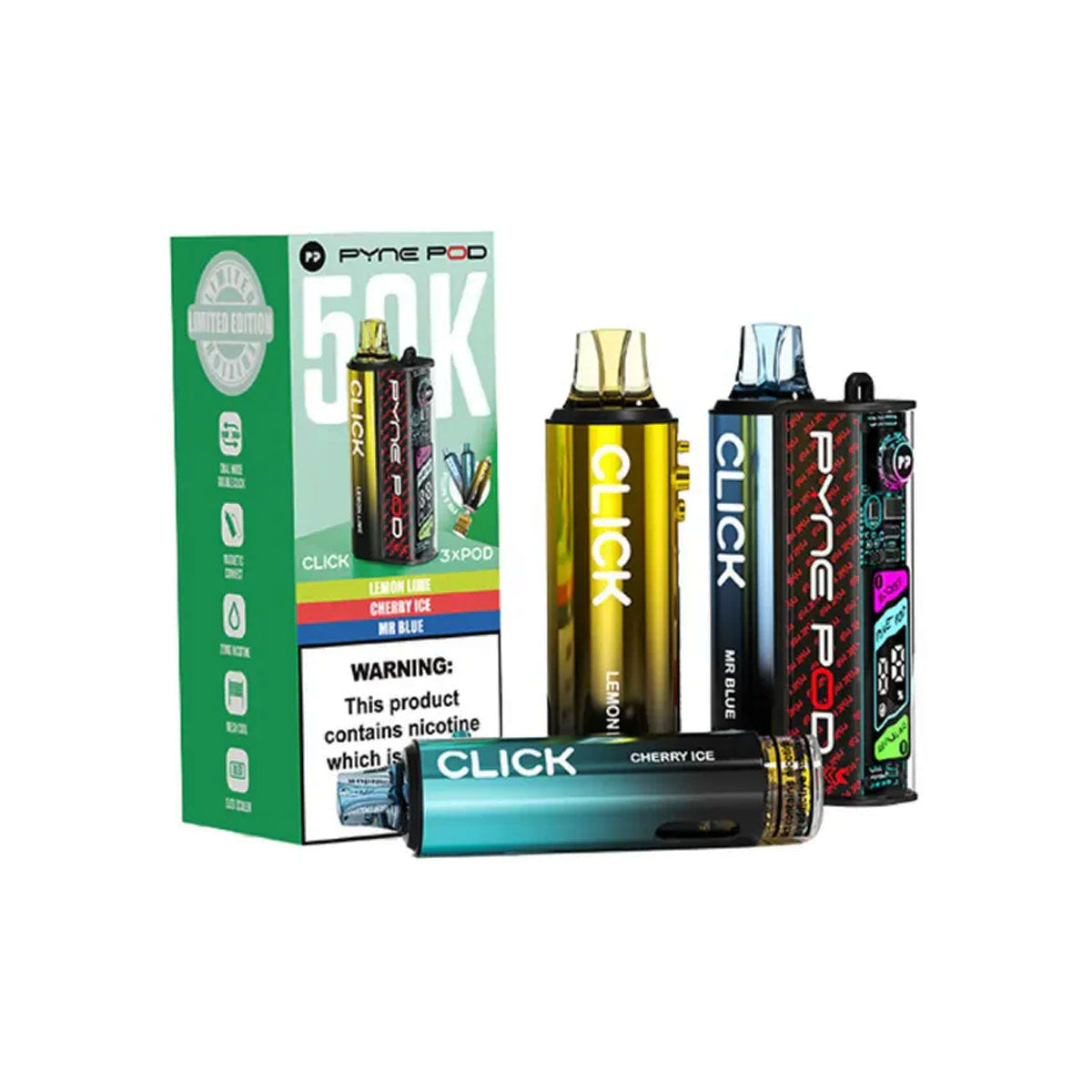 Pyne Pod Kit Click 50K Special Default Title