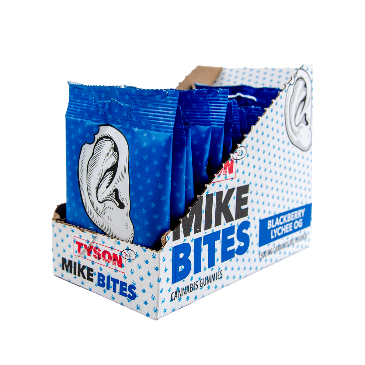 Tyson 2.0 Mike Bites Cannabis Gummies - Blackberry Lychee OG