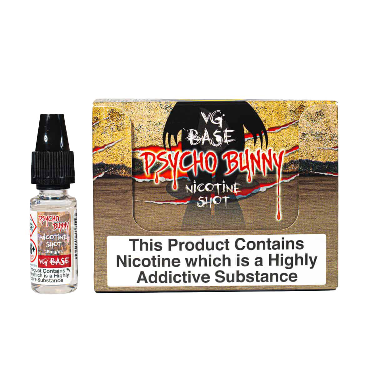 VG Base Nic Shot Bottle And CDU
