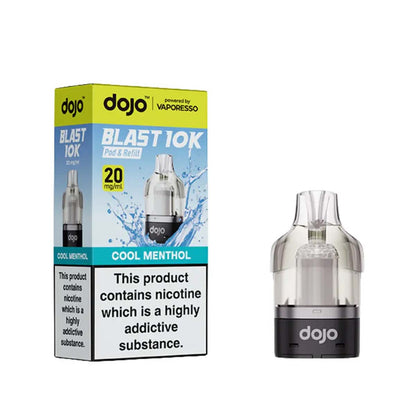 Vaporesso Dojo Blast 10K Pod Refills: Cool Menthol - 20mg