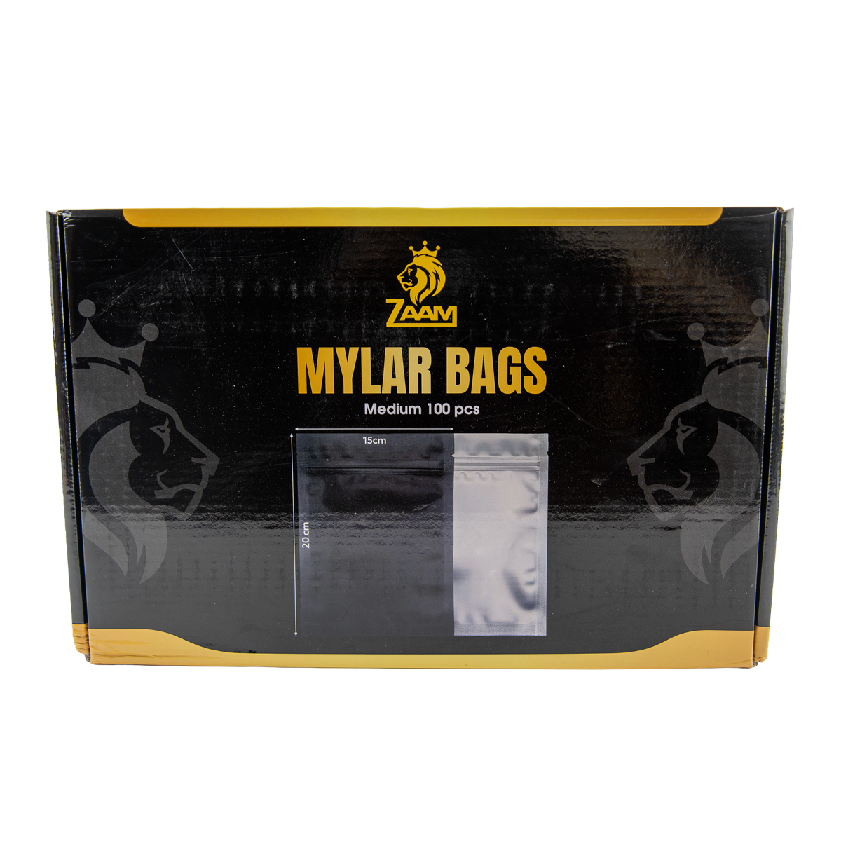 Zaam: 20x15cm Medium Mylar Bags - (100 Pack)