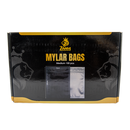 Zaam: 20x15cm Medium Mylar Bags - (100 Pack)