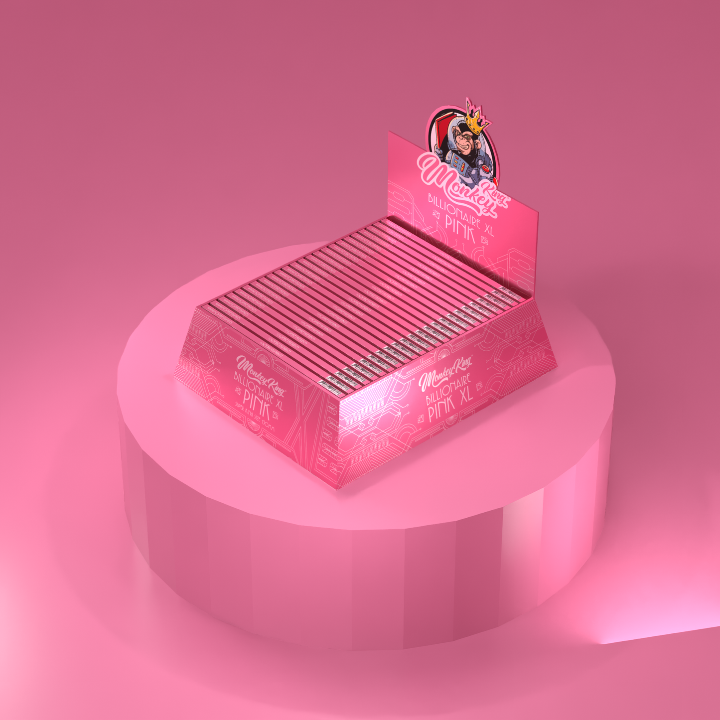 billionaire pink scene pattern