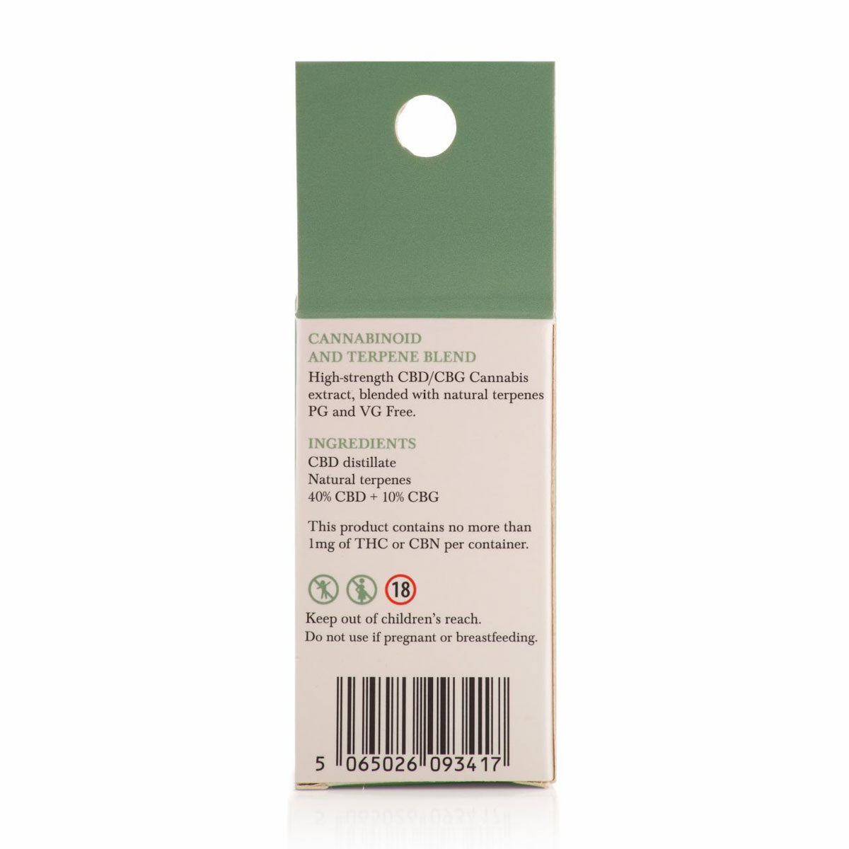 Cannapower CBD And CBG Vape Cartridge Tropical Cocktail - 5.0g