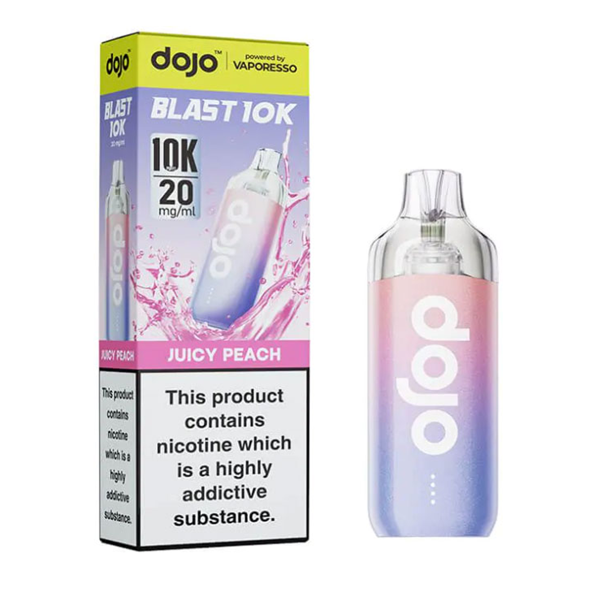 Vaporesso Dojo Blast 10K Vape Kit Juicy Peach Default Title