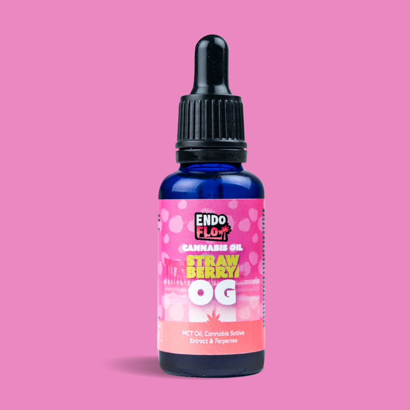 EndoFlo Full Spectrum Cannabis Oil Tincture Strawberry OG