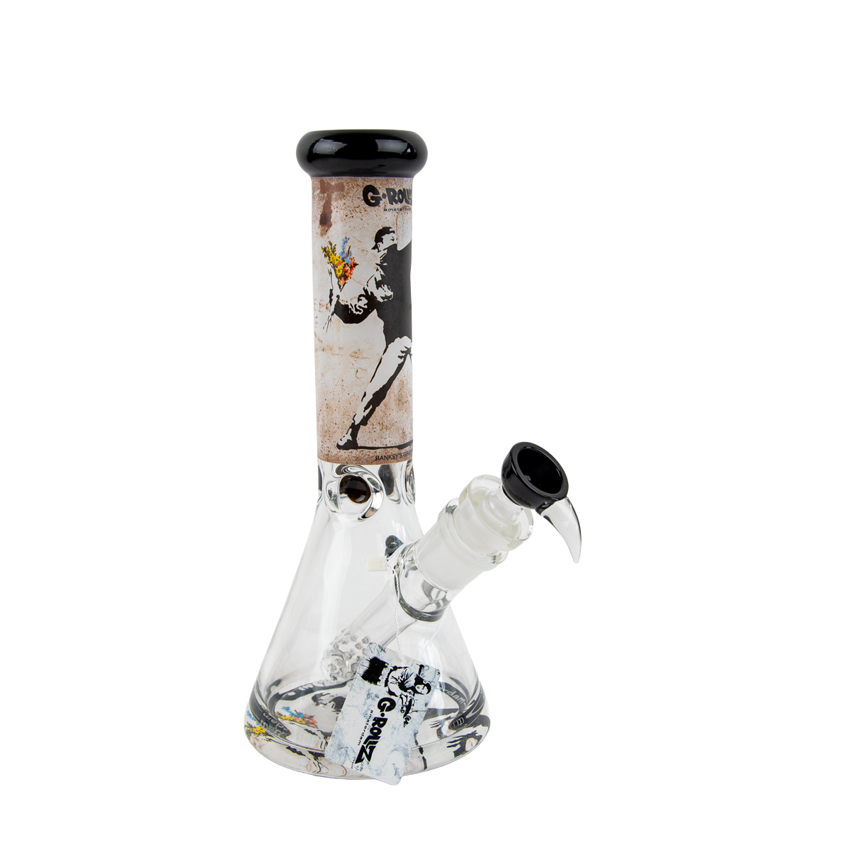 G-Rollz Banksy Glass Bong