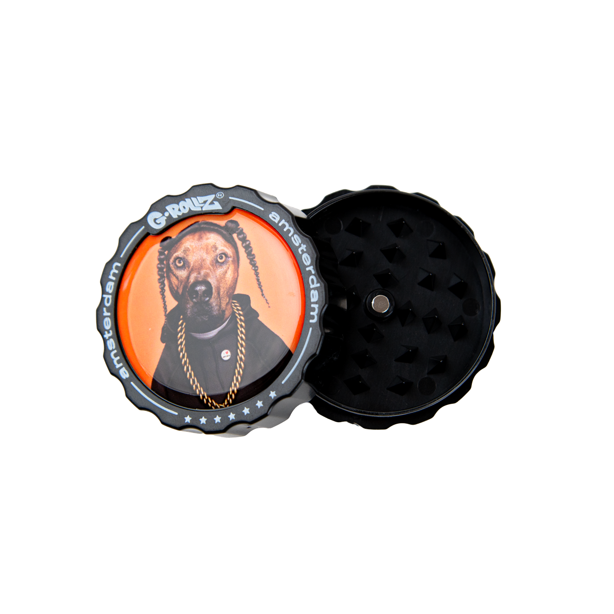 G-Rollz Rap Dog 3 Part Grinders - (18 Pack)